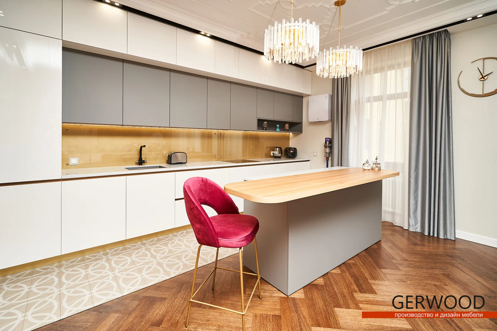 Детали кухни Gerwood с островом